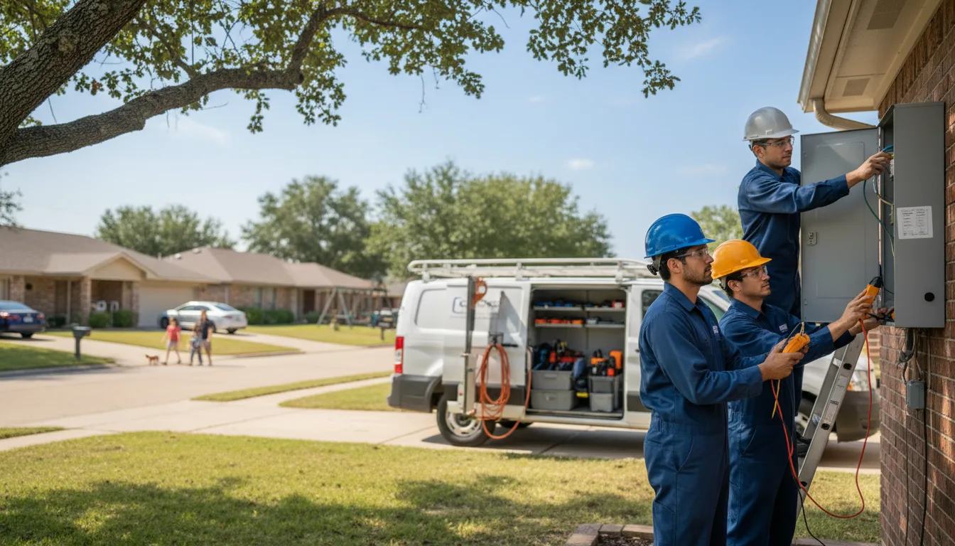 Certified electrician providing emergency electrical services in Linch, WY